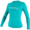 O'NEILL BASIC SKINS LYCRA 50+ MANICA LUNGA DONNA LIGHT AQUA