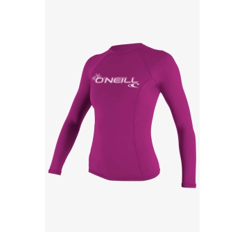 O'NEILL BASIC SKINS LYCRA 50+ MANICA LUNGA DONNA WHITE