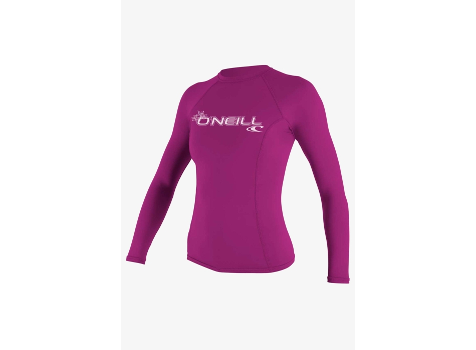 O'NEILL BASIC SKINS LYCRA 50+ MANICA LUNGA DONNA WHITE