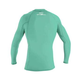 O'NEILL BASIC SKINS RASH GUARD LS LYCRA 50+ BAMBINO LIGHT AQUA
