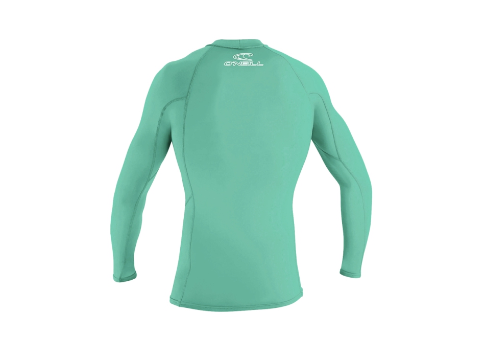 O'NEILL BASIC SKINS RASH GUARD LS LYCRA 50+ BAMBINO LIGHT AQUA