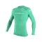 O'NEILL BASIC SKINS RASH GUARD LS LYCRA 50+ BAMBINO LIGHT AQUA