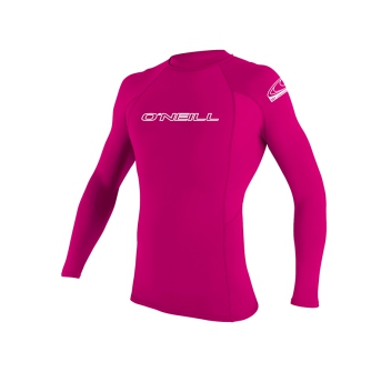 O'NEILL BASIC SKINS RASH GUARD LS LYCRA 50+ BAMBINO WATERMELON