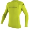 O'NEILL BASIC SKINS RASH GUARD LS LYCRA 50+ LIME