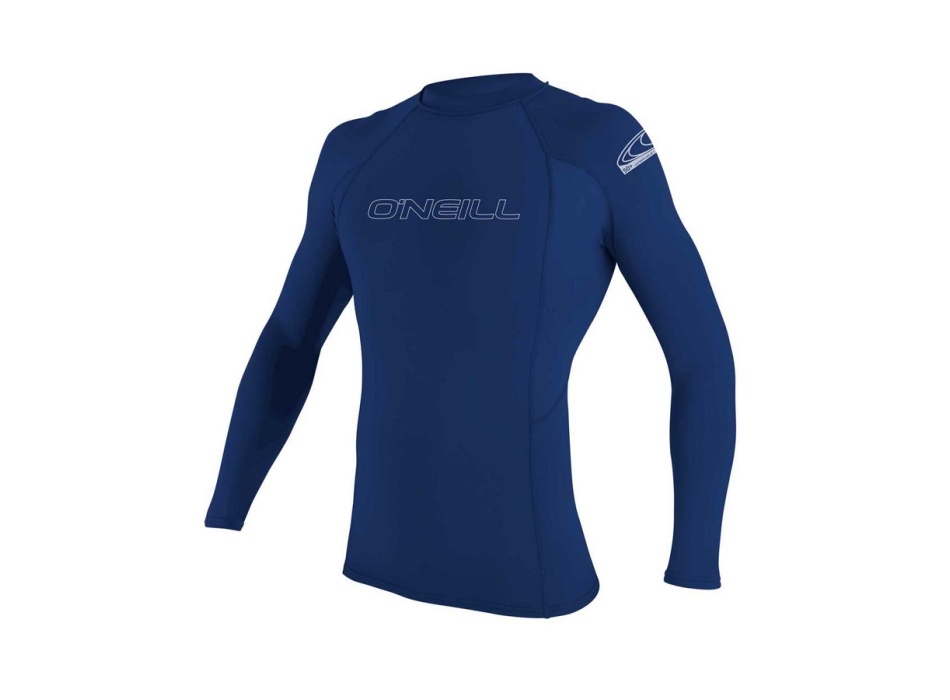 O'NEILL BASIC SKINS RASH GUARD LYCRA 50+ MANICA LUNGA NAVY