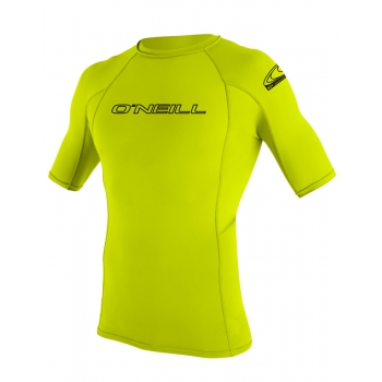O'NEILL BASIC SKINS RASH GUARD SS LYCRA 50+ BAMBINO LIME
