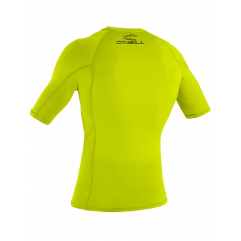 O'NEILL BASIC SKINS RASH GUARD SS LYCRA 50+ BAMBINO LIME