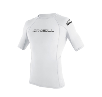 O'NEILL BASIC SKINS RASH GUARD SS LYCRA 50+ BAMBINO WHITE