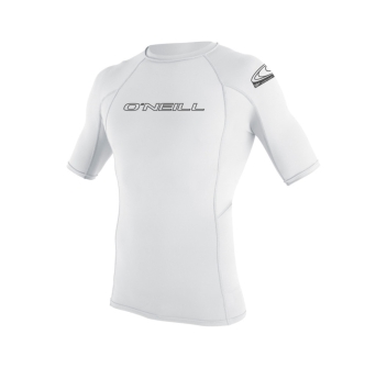 O'NEILL BASIC SKINS RASH GUARD SS LYCRA SPF50+ WHITE