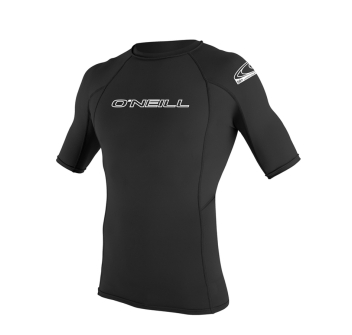 O'NEILL BASIC SKINS RUSH GUARD SS LYCRA 50+ BLACK