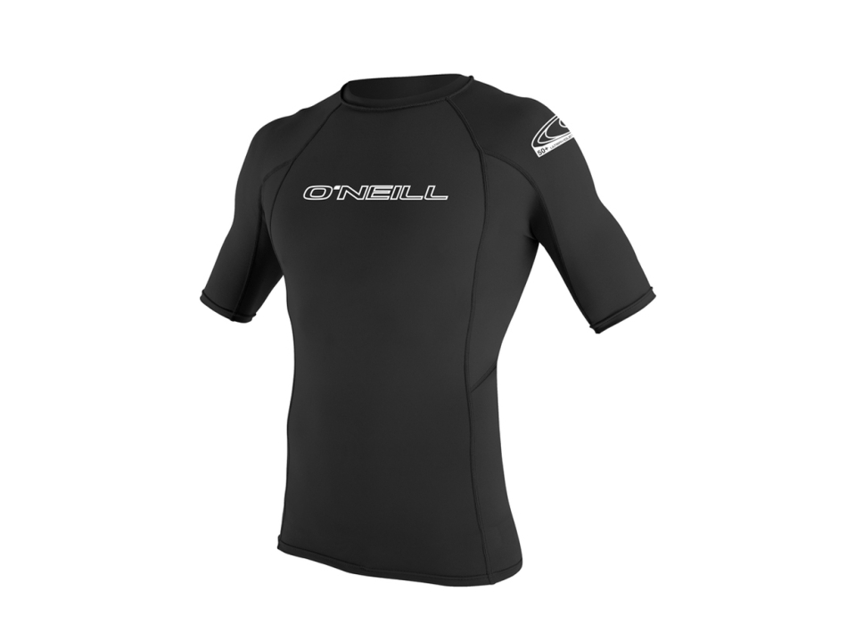 O'NEILL BASIC SKINS RUSH GUARD SS LYCRA 50+ BLACK