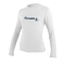 O'NEILL BASIC SKINS SUN SHIRT LYCRA 50+ MANICA LUNGA DONNA WHITE
