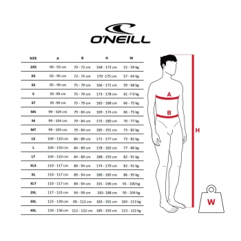 O'NEILL EPIC 4/3 MUTA INTERA FRONT ZIP BLACK 