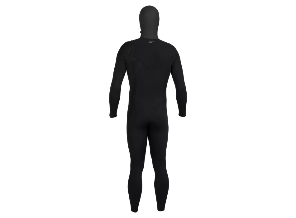 O'NEILL EPIC 6/4 MUTA INTERA FRONT ZIP CON CAPPUCCIO BLACK 