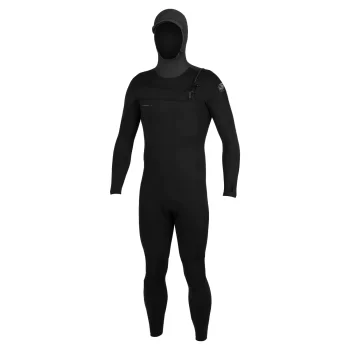 O'NEILL EPIC 6/4 MUTA INTERA FRONT ZIP CON CAPPUCCIO BLACK 