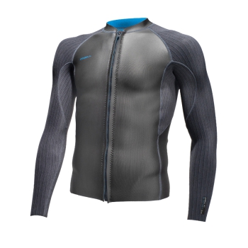 O'NEILL HYPERFREAK 2MM CORPETTO FRONT ZIP MANICHE LUNGHE BLACK