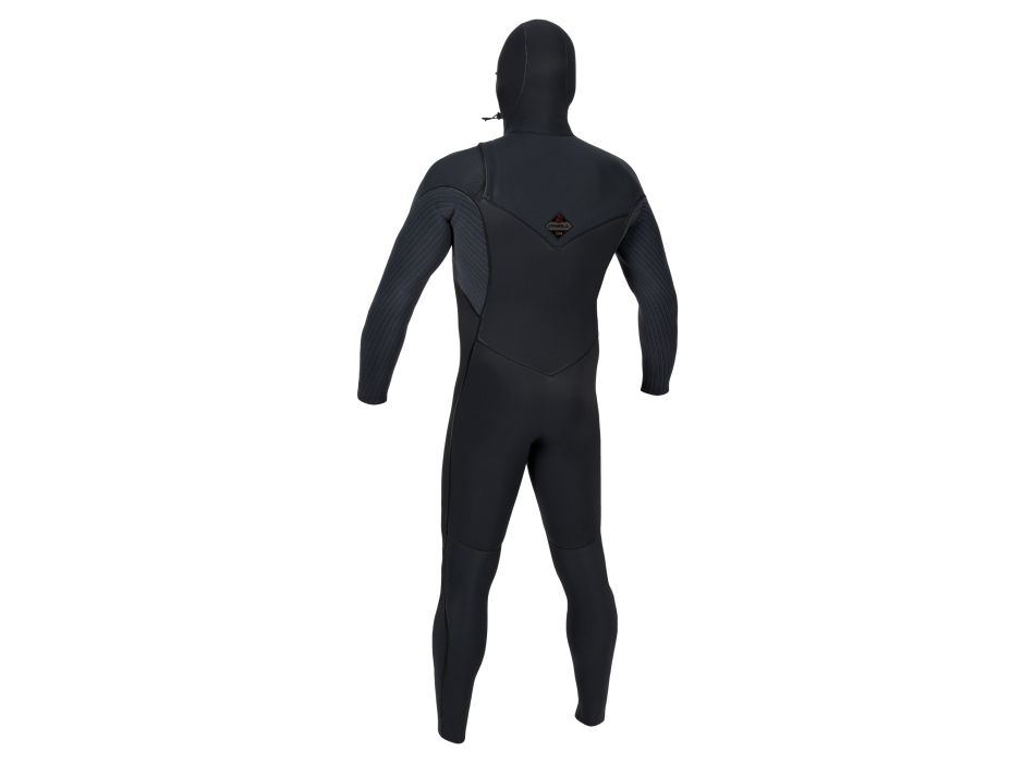 O'NEILL HYPERFREAK FIRE 5/4+ MUTA INVERNALE CHEST ZIP CON CAPPUCCIO