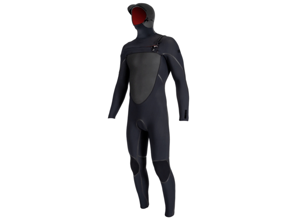 O'NEILL PSYCHO TECH 6/4+ HOODED MUTA INVERNALE FRONT ZIP CON CAPPUCCIO