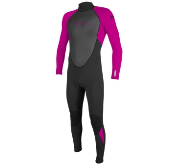 O'NEILL YOUTH REACTOR II 3/2 MM BACK ZIP FULL WETSUIT BLACK BERRY