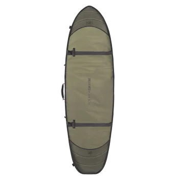 OCEAN & EARTH 6'4" HYPA TRAVEL COVER SACCA DOPPIA SHORTBOARD FISH  DOUBLE COFFIN KHAKI
