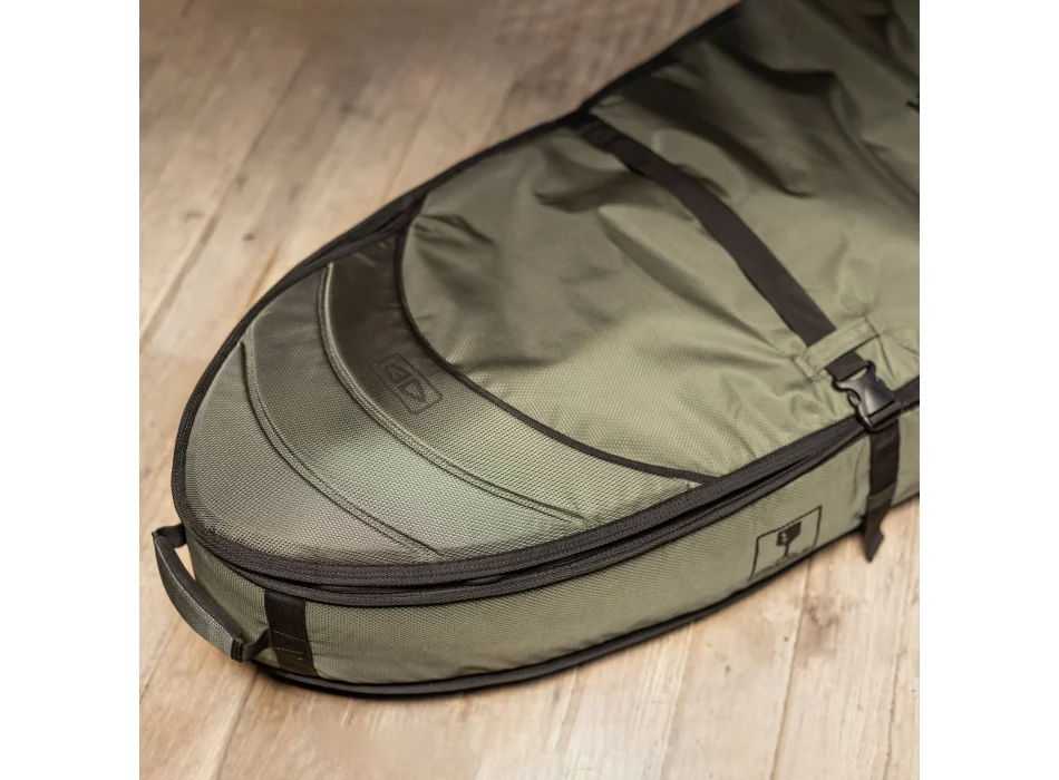 OCEAN & EARTH 6'4" HYPA TRAVEL COVER SACCA DOPPIA SHORTBOARD FISH  DOUBLE COFFIN KHAKI