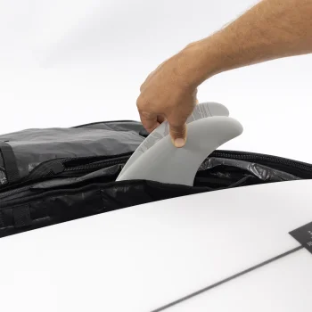 OCEAN & EARTH 6'4" HYPA TRAVEL COVER SACCA DOPPIA SHORTBOARD FISH  DOUBLE COFFIN KHAKI