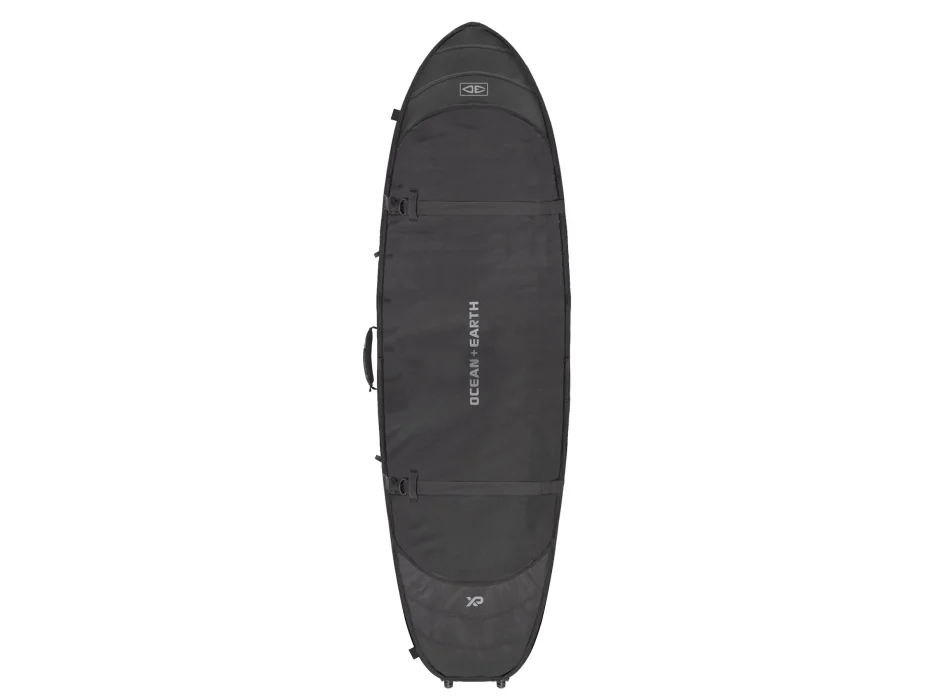 OCEAN & EARTH 6'4" HYPA TRAVEL FISH SHORT COVER SACCA TRIPLA CON RUOTE