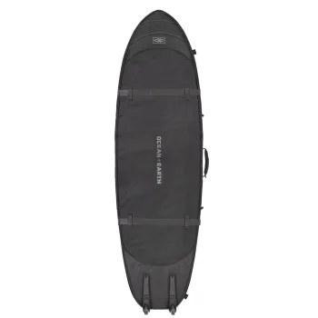 OCEAN & EARTH 6'4" HYPA TRAVEL FISH SHORT COVER SACCA TRIPLA CON RUOTE