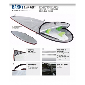 OCEAN & EARTH 6'8" BARRY BASIC SACCA FISH FUNBOARD