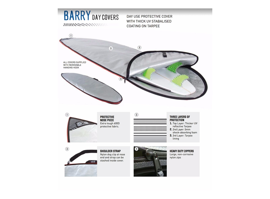 OCEAN & EARTH 6'8" BARRY BASIC SACCA FISH FUNBOARD