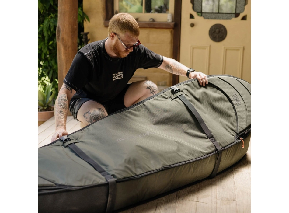 OCEAN & EARTH 7'0" HYPA TRIPLE COFFIN FISH/SHORT SACCA TRIPLA DA VIAGGIO KHAKI