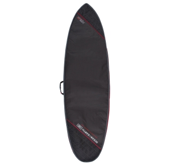 OCEAN & EARTH 7'8" COMPACT DAY SACCA MID LENGHT BLACK RED