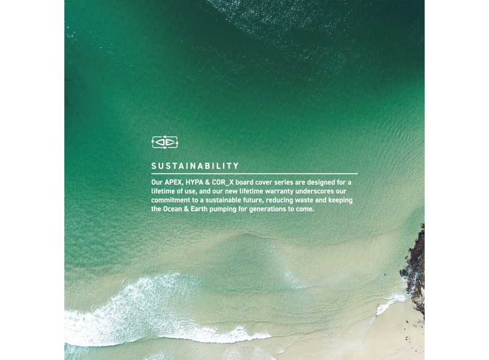 OCEAN & EARTH 9'2" HYPA SACCA LONGBOARD SINGOLA KHAKI