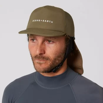 OCEAN & EARTH BINGIN STRAP BACK LEGIONNAIRE SURF CAP OLIVE