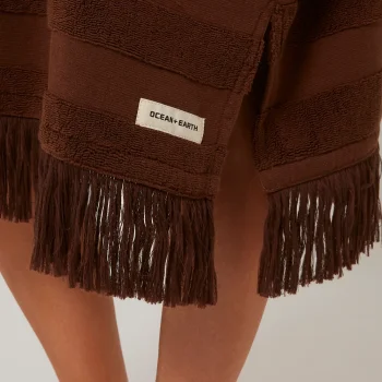 OCEAN & EARTH PONCHO DONNA LAYZ COCOA