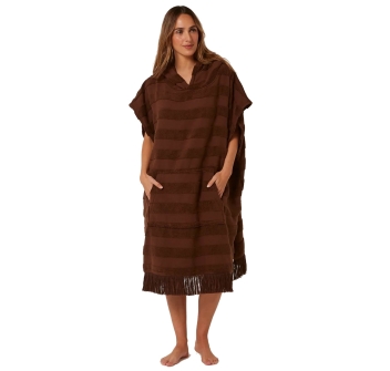 OCEAN & EARTH PONCHO DONNA LAYZ COCOA