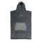 OCEAN & EARTH PONCHO IN SPUGNA ASPHALT