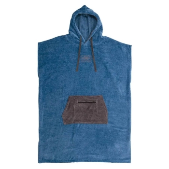 OCEAN & EARTH PONCHO IN SPUGNA DAY BREAK BLUE