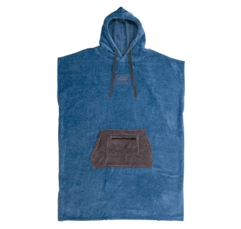OCEAN & EARTH PONCHO IN SPUGNA DAY BREAK BLUE
