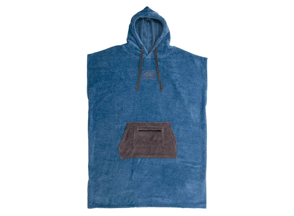 OCEAN & EARTH PONCHO IN SPUGNA DAY BREAK BLUE