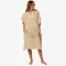 OCEAN & EARTH PONCHO LADIES DAY DREAM HOODED BEIGE