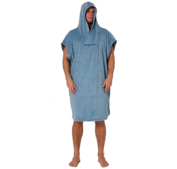 OCEAN & EARTH PONCHO SURF ESSENTIAL HOODED ADULTO PETROL