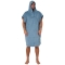 OCEAN & EARTH PONCHO SURF ESSENTIAL HOODED ADULTO PETROL