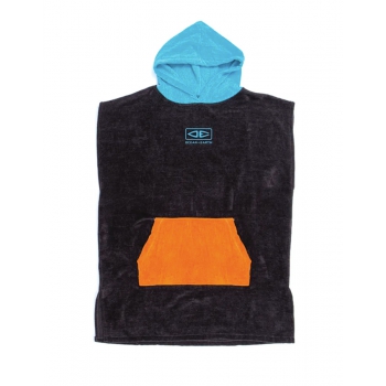 OCEAN & EARTH YOUTH HOODED PONCHO IN SPUGNA RAGAZZO