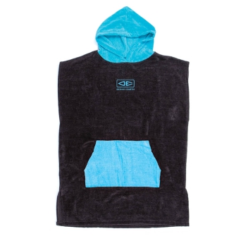 OCEAN & EARTH YOUTH HOODED PONCHO IN SPUGNA RAGAZZO