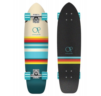 OCEAN PACIFIC SWELL OF WHITE 31" SKATEBOARD CRUISER