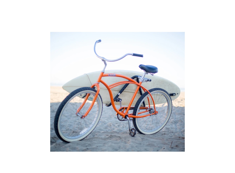 PORTA SURF LATERALE PER BICICLETTE MBB SHORTBOARD RACKS