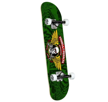 POWELL PERALTA 8" WINGED RIPPER BIRCH SKATE COMPLETO GREEN