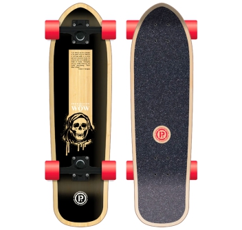 PROHIBITION 28" SKATE RETRO WOOD WOW