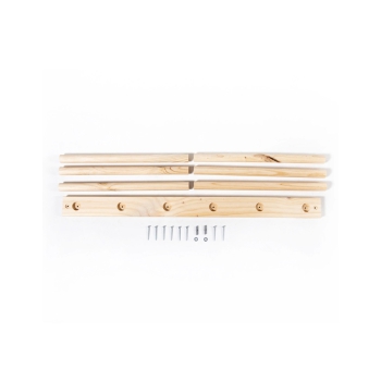 PUKAS SURFBOARD RACK IN LEGNO